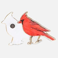 Cardinal Two-Sided Magnet Decor 3"