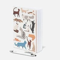 Multi Cats Lined Notebook