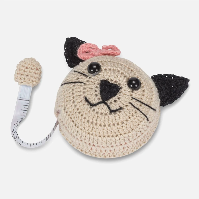 Cat Face Measuring Tape - 2.5" D