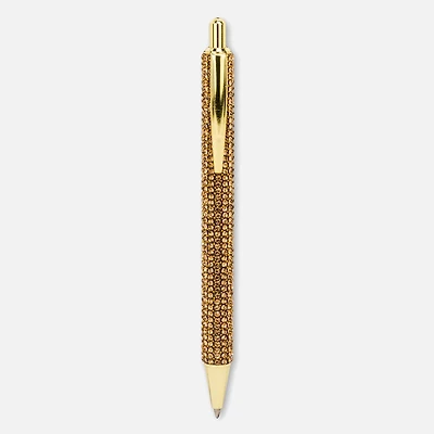 Rhinestone Pen Gold