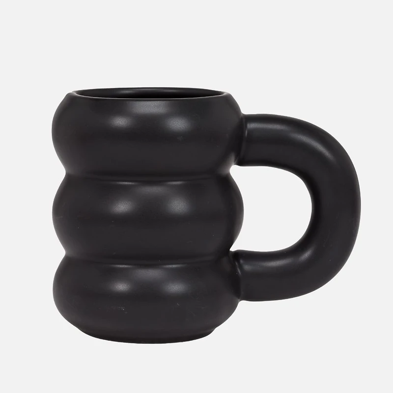 Tasse à bulles mate - Noir 