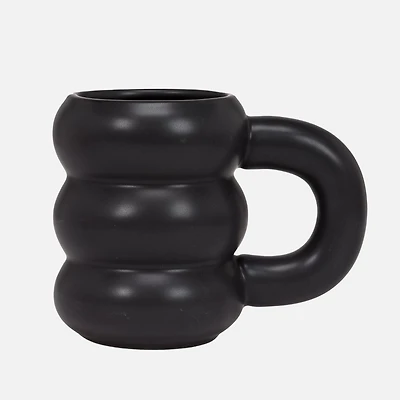 Tasse à bulles mate - Noir 
