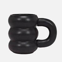Tasse à bulles mate - Noir 