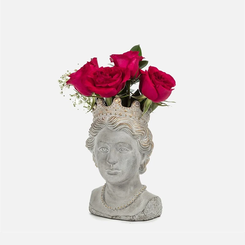 Cache-pot « Queen's Head »