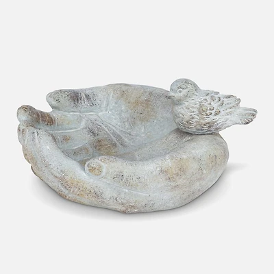 Bird Resting On Hands 9