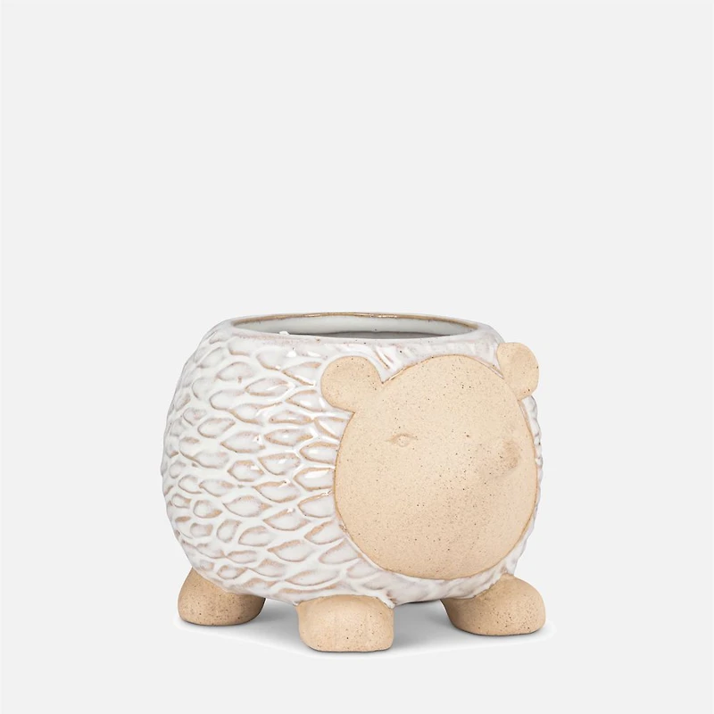 Cache-pot hérisson