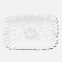 Plateau ovale en forme de fleur - 8.5 po x 13 po