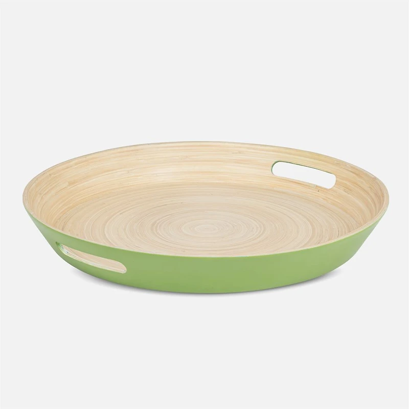 Round Tray with Handles 16.5