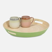 Round Tray with Handles 16.5