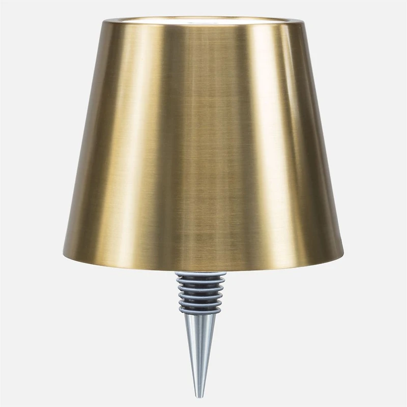 Bouchon à bouteille lampe DEL - Or