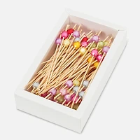 Colourful Ball Picks, 100 Pieces