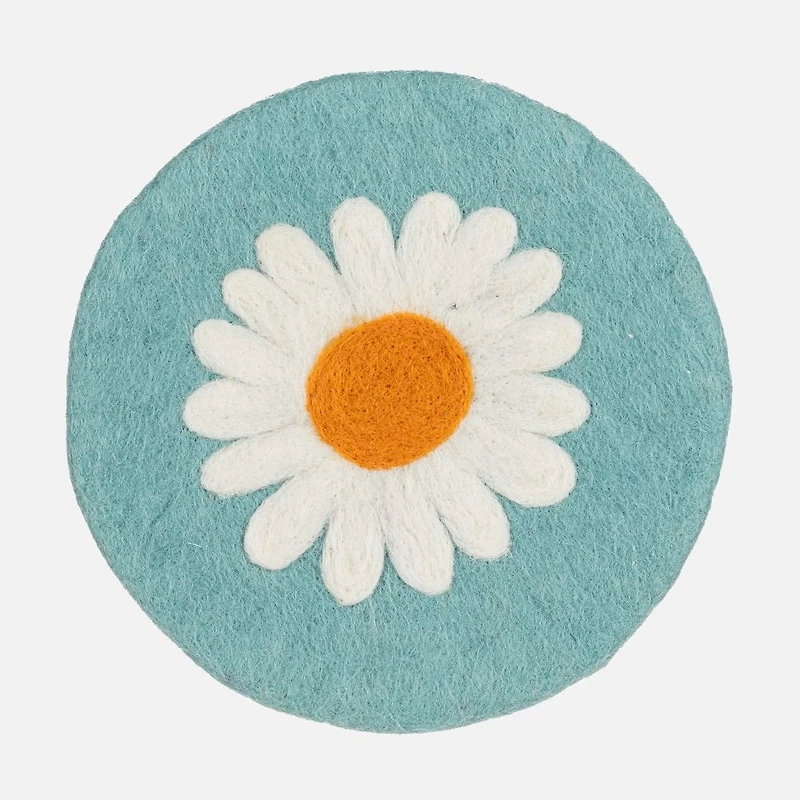 Abbott Dessous de plat marguerite bleue, 8 pouces 