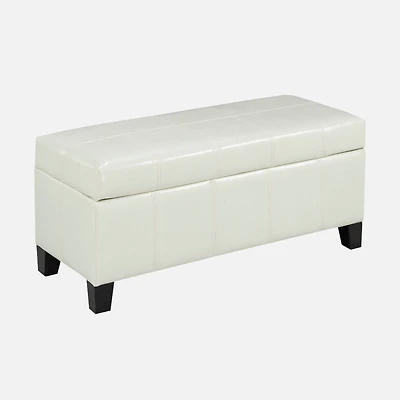 Sunder Pouf de rangement - Blanc