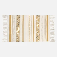 Accent Rug, Aztec Printed - Yellow