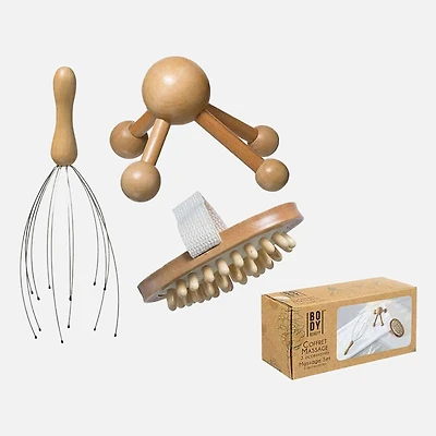 Coffret 3 accessoires de massage