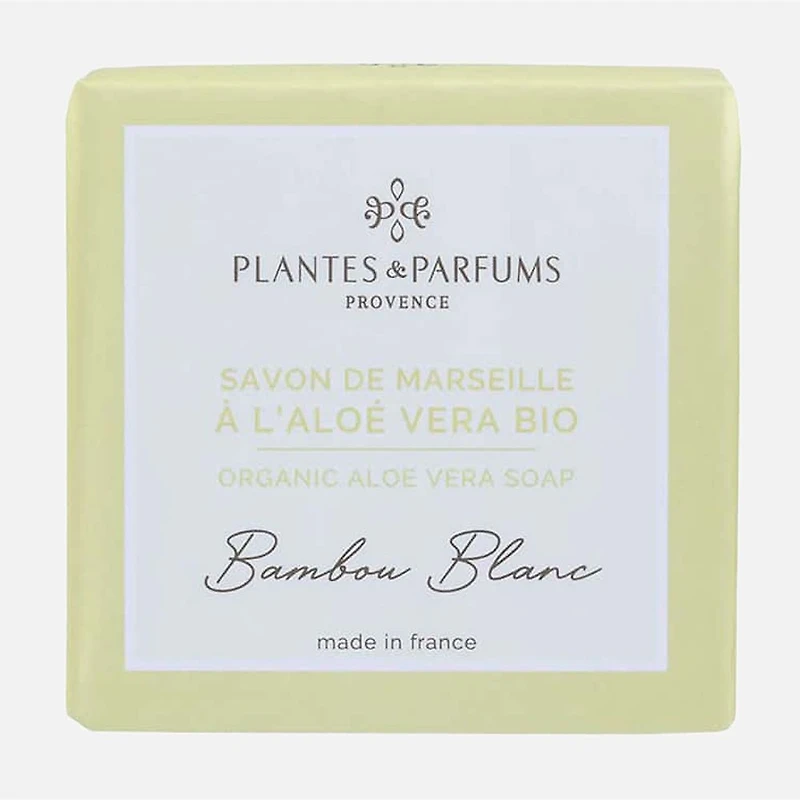 PP Savon de Marseille à l'aloe vera bio, 100 g - Bambou blanc