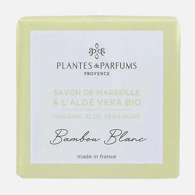 PP Savon de Marseille à l'aloe vera bio, 100 g - Bambou blanc