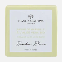 PP Savon de Marseille à l'aloe vera bio, 100 g - Bambou blanc