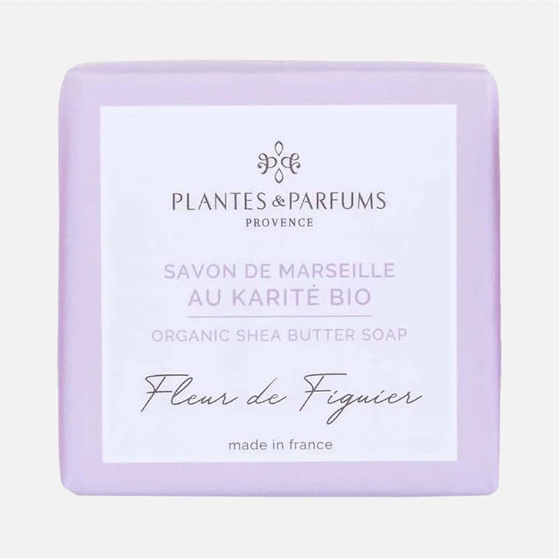 PP Marseille Organic Shea Butter Soap, 100g - Fig Tree Flower