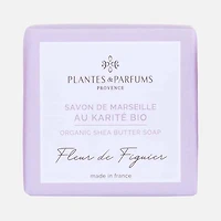 PP Marseille Organic Shea Butter Soap, 100g - Fig Tree Flower