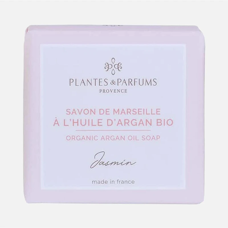 Plantes & Parfums savon de marseille - 100g, fleur de jasmin