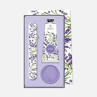 Hand Cream, Nail File and 25 g Soap Gift Set - Lavender