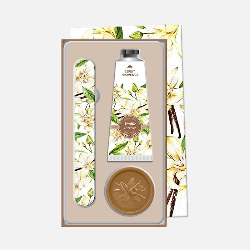 Hand Cream, Nail File and 25 g Soap Gift Set - Vanilla
