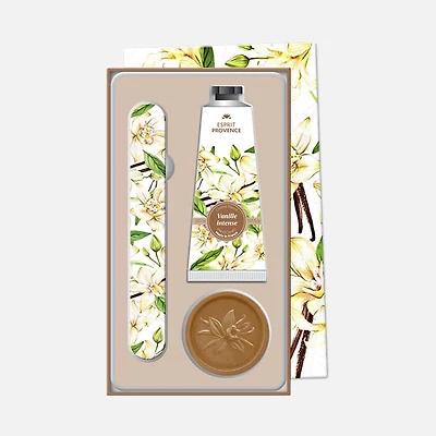 Hand Cream, Nail File and 25 g Soap Gift Set - Vanilla