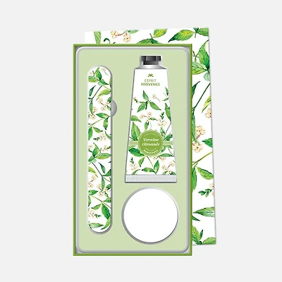 Hand Cream, Nail File and 25 g Soap Gift Set Lemon-Verbena