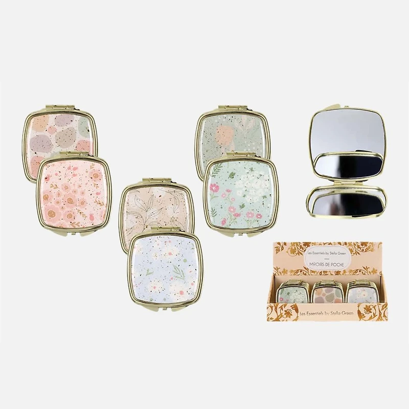 Miroir de poche flora - Assortis
