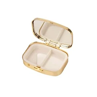 Pocket Pillbox With Floral Design - Assorted