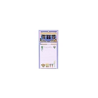 Magnetic Memo Pad with Pencil, 60 pages - Assorted