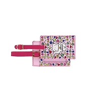 Porte étiquette bagage Chat - assorti