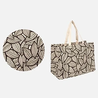 Cabas en coton Feuilles