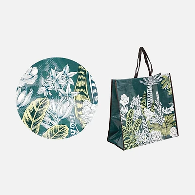 Large Reusable Bag - Botanical