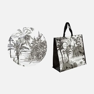 Large Reusable Bag - Palm Tree