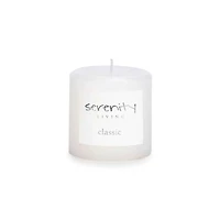 Serenity Small Pillar Candle 3