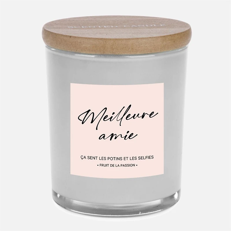  « Meilleure amie » Scented Candle in Jar