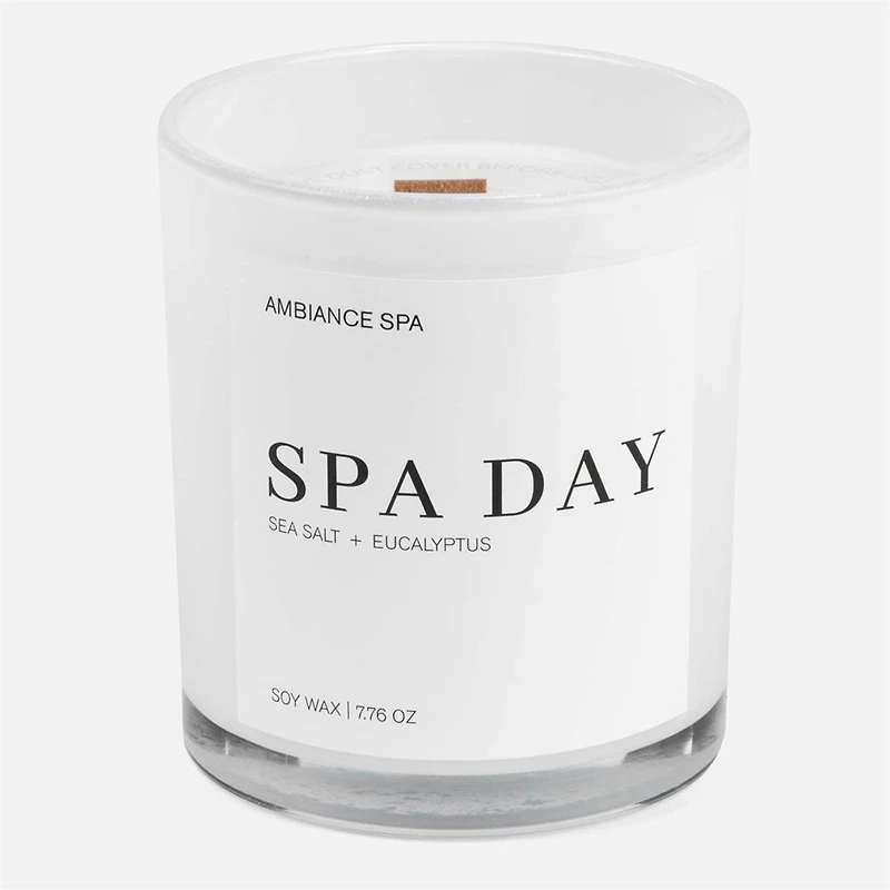 Scented Soy Candle in Jar Spa Day