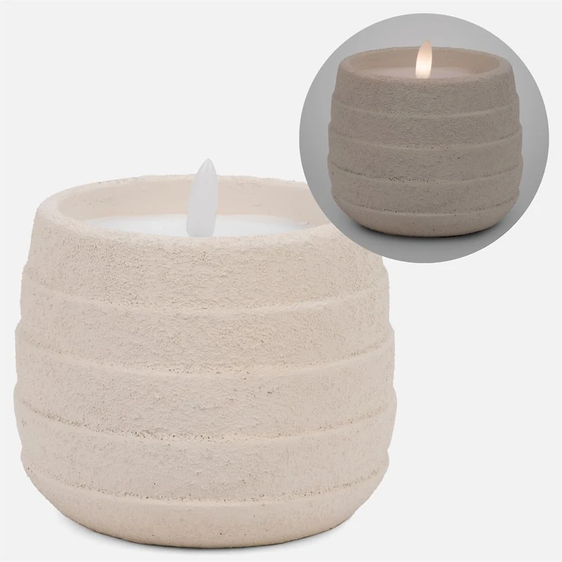 LED Candle - Cream 