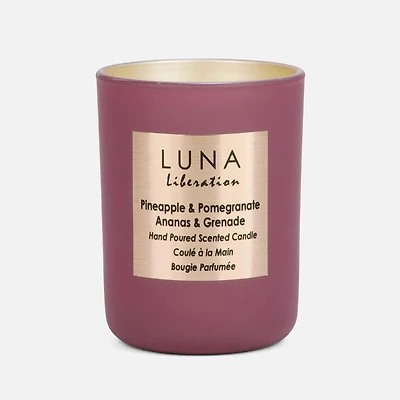 Burg Glass Candle - Pineapple and Pomegranate