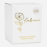 Purple Glass Scented Candle - Maman