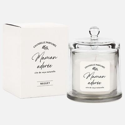 Bell Jar Scented Candle « Maman adorée »