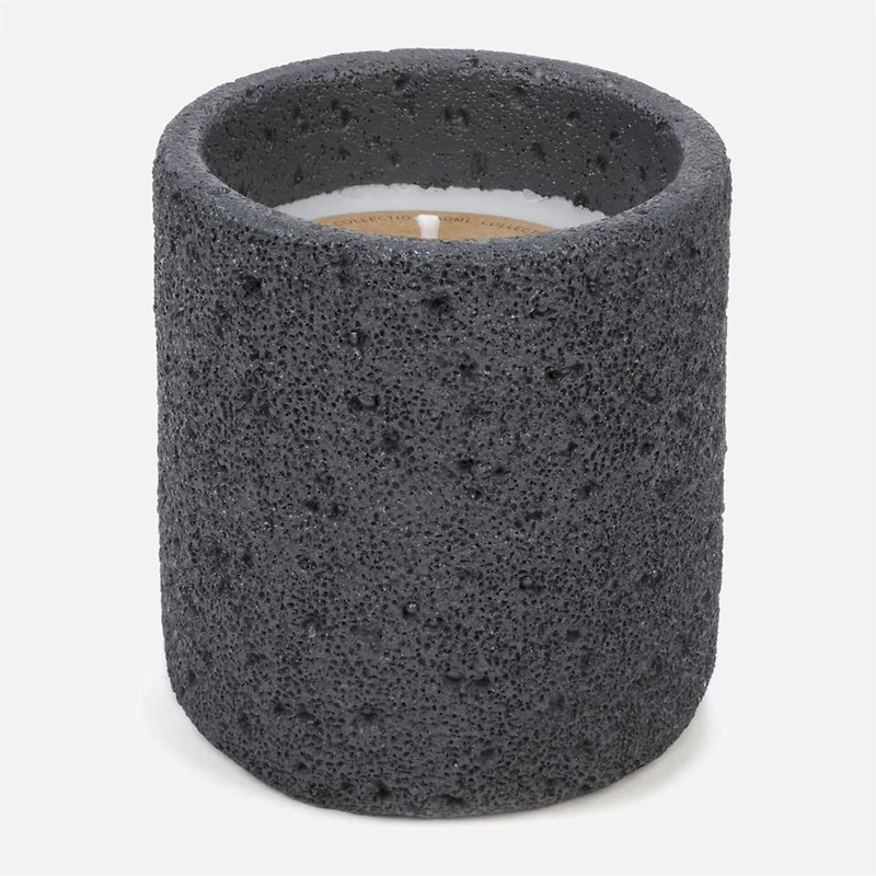 Textured Candle - Dark Grey
