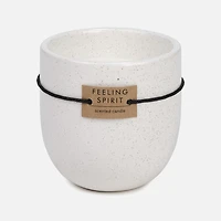 Scented Ceramic Candle - 3" - White