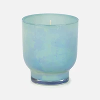 Bougie en verre Hawaiian Surf, 3,5 x 4 po - Aqua
