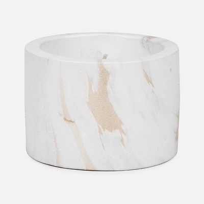 Bougie parfumée marbrée dorée - Petite 