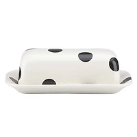 Deco Dot Butter Dish With Cover by Kate Spade