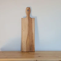 Maple Cutting Board with Handle by CL CUISILUXE