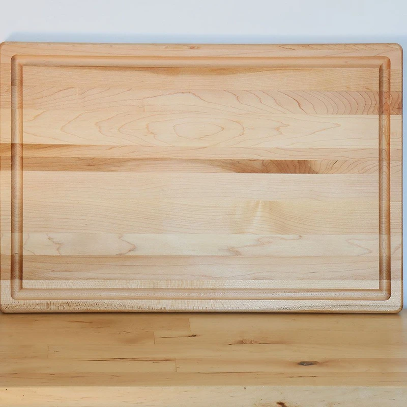 Maple Reversible Roast Cutting Board with Groove by CL CUISILUXE